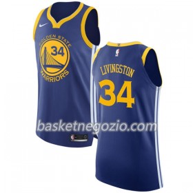 Canotte Uomo Golden State Warriors Shaun Livingston 34 Nike 2017-18 Blu Swingman